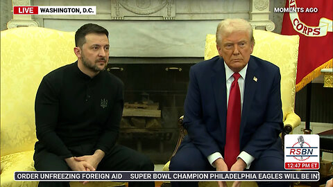 WATCH: Pres. Trump & Ukrainian President Zelenskyy Speak on the Russia-Ukraine War - 2/28/25