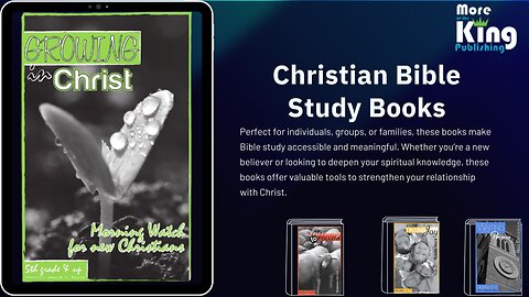 Christian Bible Study Books - More Of The King Publishing