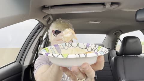 Granny Goatee reviews the Ice Cream Stuffed Donut from Shanna's Sugar Shack in Prescott, AZ!!