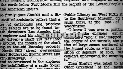 IT WAS SAID THAT IN 1933 A REPTILIAN 🐍 CIVILIZATION WAS DISCOVERED LIVING IN TUNNELS UNDER LA