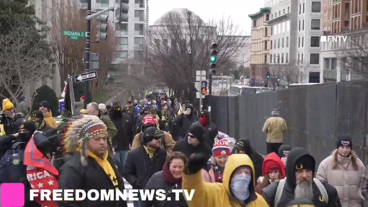 NOW: Proud Boys marching in Washington DC during Trump's inauguration