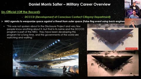 NINOSCORNER-DANIEL M. SALTER “LIFE WITH A COSMIC CLEARANCE-38 LEVELS ABOVE TOP SECRET”