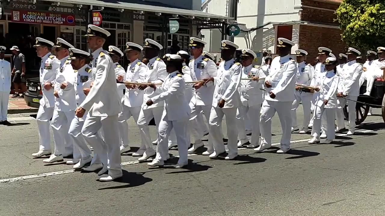 THE SOUTH AFRICAN NAVAL PARADE TAKES PLACE EVERY YEAR IN SIMON'S TOWN, THIS IS A TRADITIONAL EVENT!
