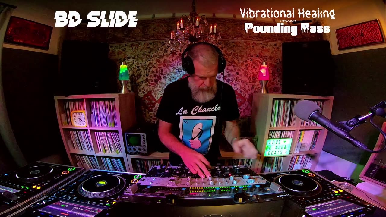 Vibrational Healing Through Pounding Bass, BD Slide Live in the mix, 1/14/25