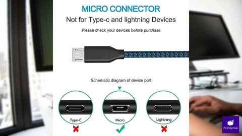 SCOVEE USB Power Cable for Fire Stick