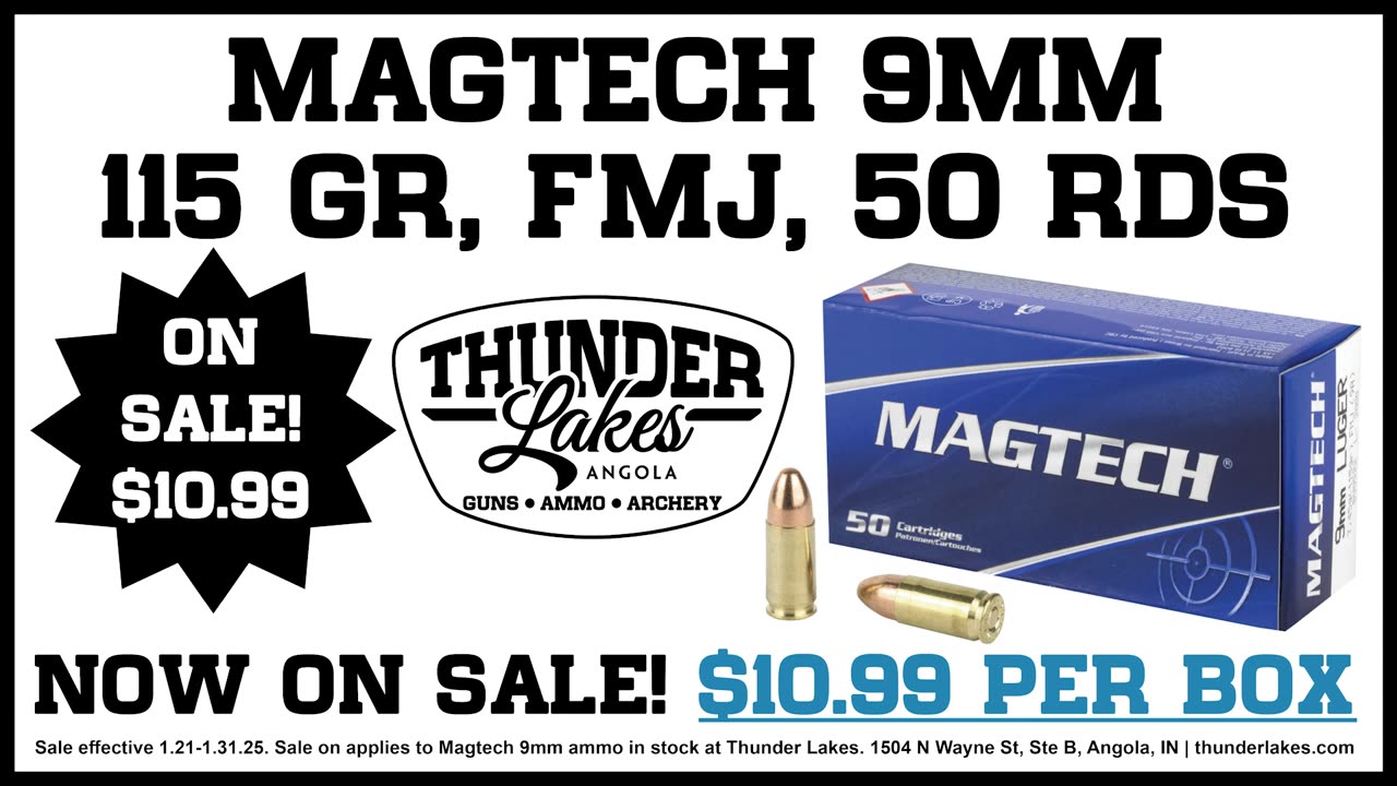 Magtech 9mm for $10.99 | Ammo Sale