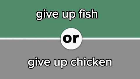 Would you rather food