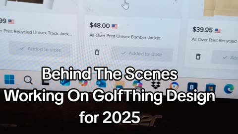 Working on Some New GolfThing Designs