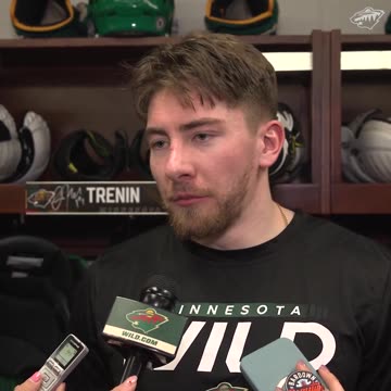 Minnesota Wild - “We didn’t get down after that third goal” Yakov Trenin on staying mentally tough