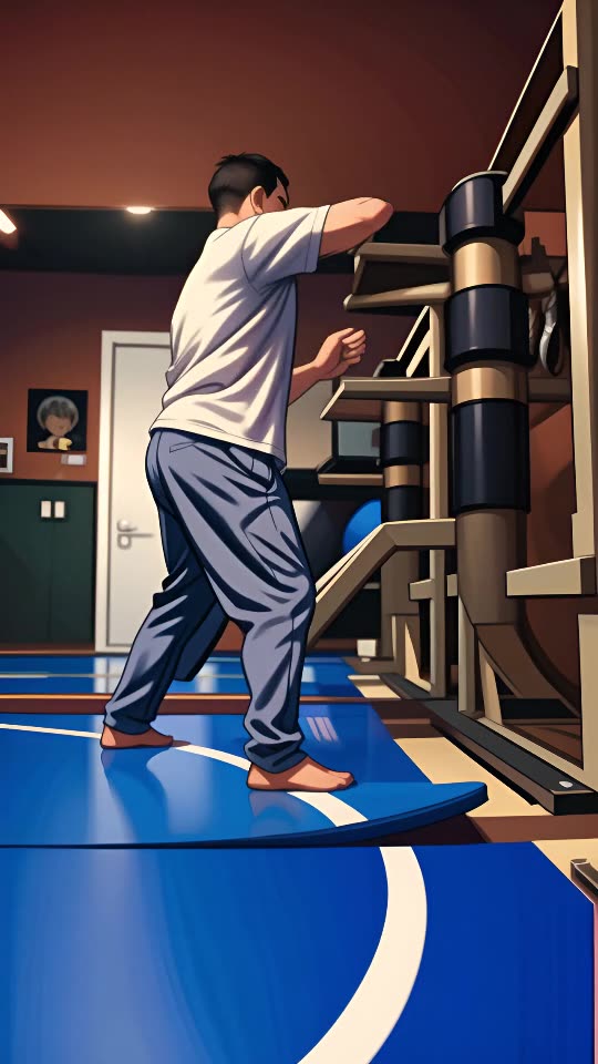 WTD Wooden Dummy Combination 19 (Animated P1)