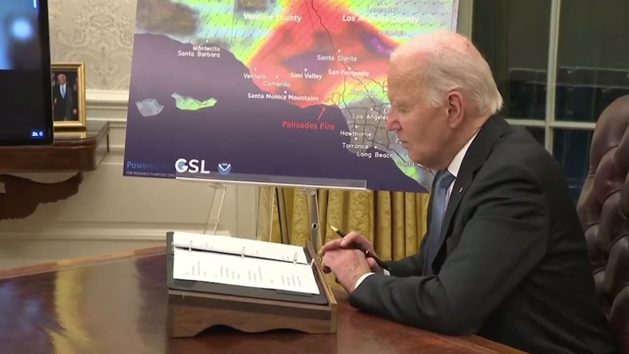 Biden sends $770 to victims of LA wildfires