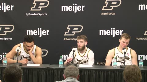 #7 Purdue MBB Players Post-Game Press Conference After 94-84 Loss to #16 Wisconsin