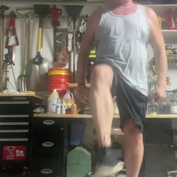 Move 10 of 16... Squat to Front-Leg Kicks!