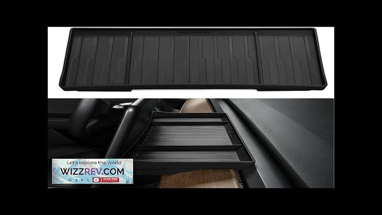 BASENOR Tesla Center Console Organizer Behind Screen Storage Box Dashboard Hidden Tray Review