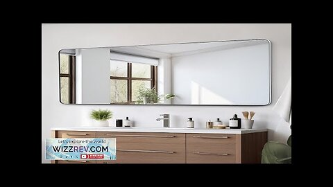 Square Wall Mounted Mirror 32" x 72" Mirror with Aluminium Alloy Frame Review