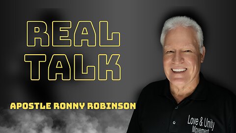 Transformation into Christlikeness! | Real Talk with Ronny Robinson