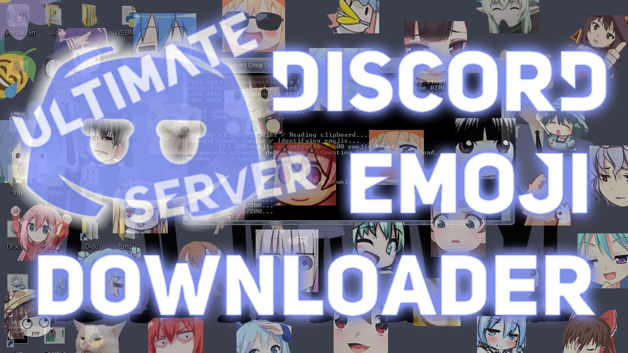 [How To] Download every single emoji from Discord servers ~ Ultimate Discord Emoji Downloader!