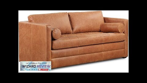 POLY & BARK Napa Furniture 82 inches Cognac Tan Review