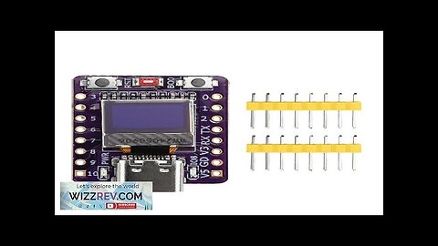 ESP32-C3 WiFi bluetooth-compatible Development Board With 0.42 Inch OLED White Light Module Review