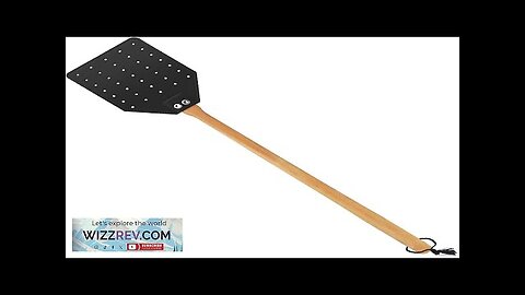 Leather Fly Swatter for Indoors/Outdoors Heavy Duty Flyswatter with Walnut Wood Handle Review