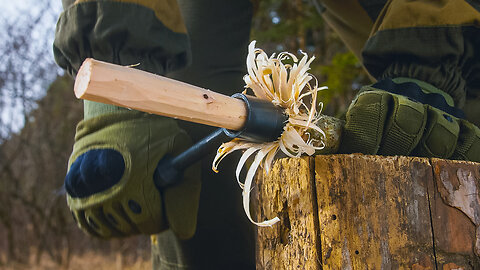 How to bushcraft SUPER HAMMER with Banggood Tool | Outdoor survival