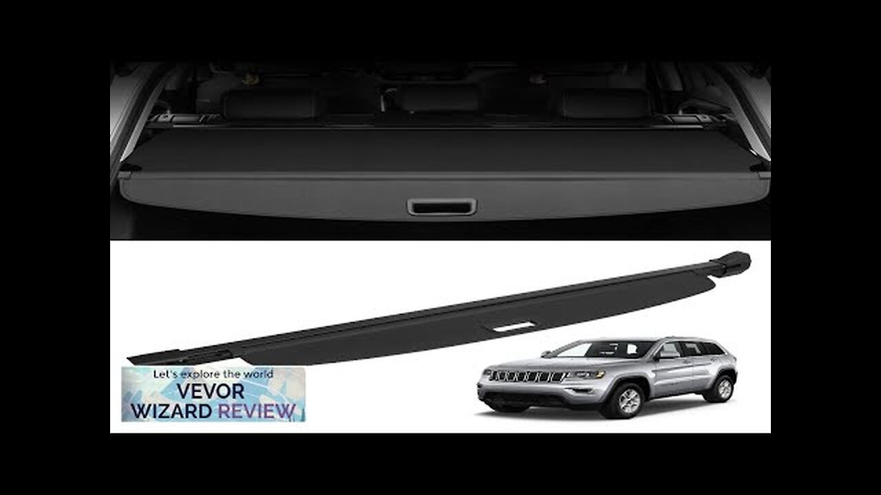 VEVOR Retractable Cargo Cover for Jeep Grand Cherokee 2 Row 2022-2024 OEM Review