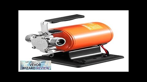 VEVOR Water Transfer Pump 12V DC 360 GPH 1/10HP Portable Electric Utility Review