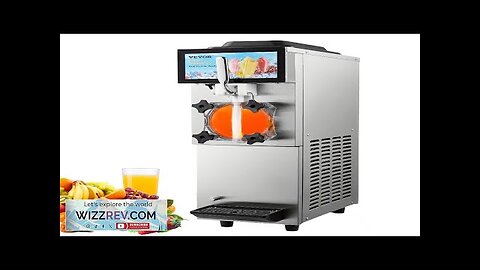 12L / 3.17 Gal Commercial Slushy Machine Margarita Smoothie Frozen Drink Review