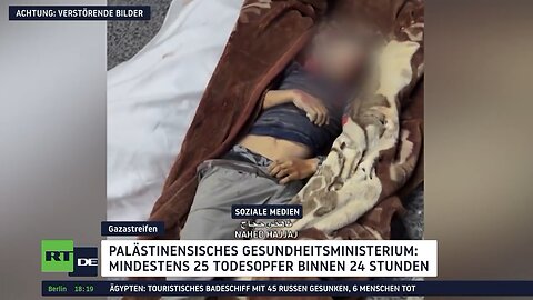 Eskalation in Nahost: Mindestens 25 Tote durch israelische Angriffe