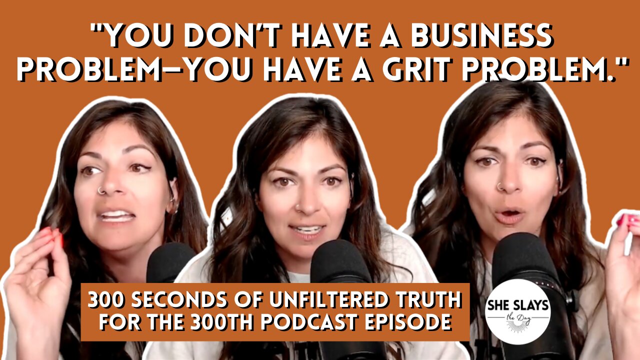 Get Comfortable Being Uncomfortable: 300 Seconds of Unfiltered Truth for the 300th Episode