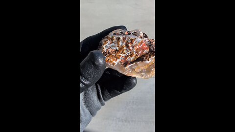 Botryoidal Plume Agate!