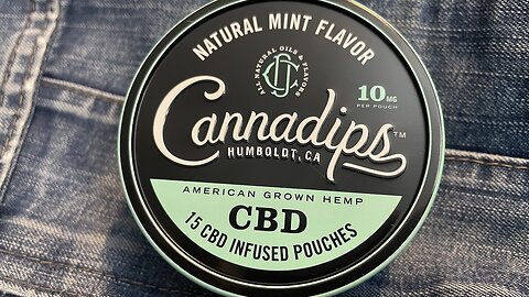 Cannadips Mint (CBD Pouch) Review