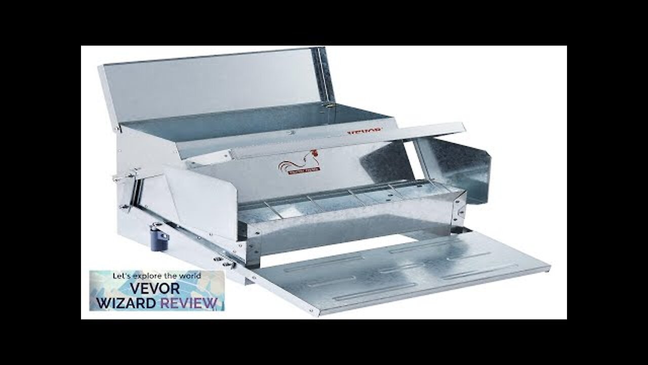 VEVOR Automatic Chicken Feeder 25 lbs Capacity Feeds 10 Chickens Review