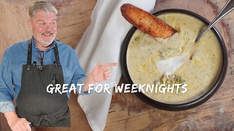 Broccoli And Cheese Soup IN 30 Minutes! S1E5