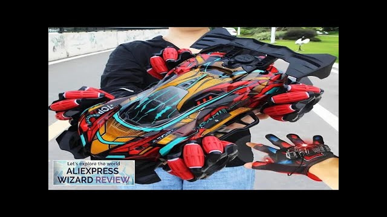 WLtoys F1 Drift RC Car With Led Lights Music 2.4G Glove Gesture Review