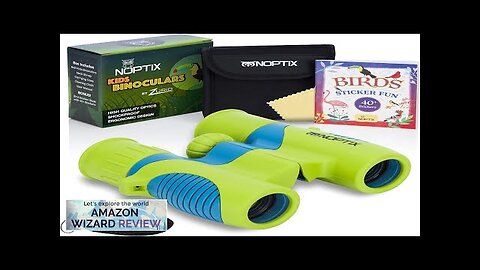 Kids Binoculars girls or boys Real Binoculars in Green Blue Binoculars Review