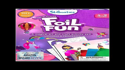 Skillmatics Art & Craft Activity Foil Fun Unicorns & Princesses No Review