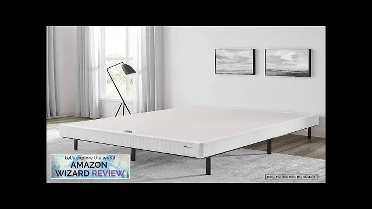 Amazon Basics Smart Box Spring Bed Base 5 Inch Mattress Foundation Tool-Free Review