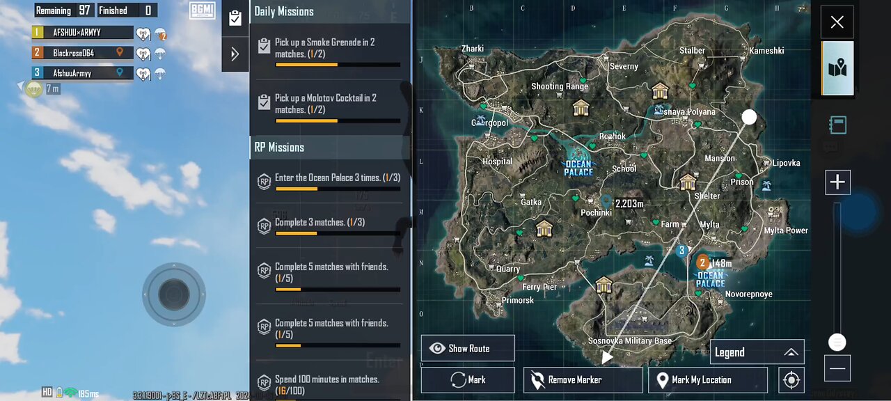 pubg game play | Ocean theme.