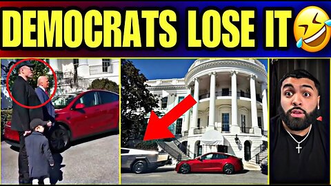 🚨MUST SEE!! Elon Musk & Trump Hilariously TROLL Democrats By Flooding White House With TESLA Cars.