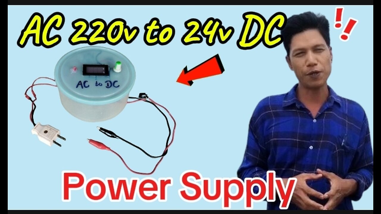 How to make AC to DC POWER SUPPLY