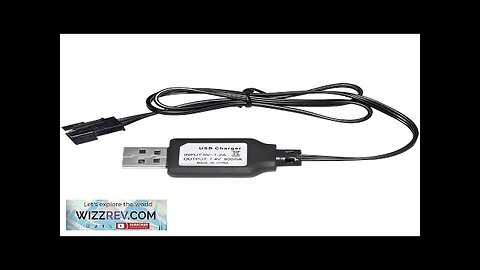 7.4V 800mAh USB Charge Cable SM-3P Positive Plug for LiPo Li-ion RC Review