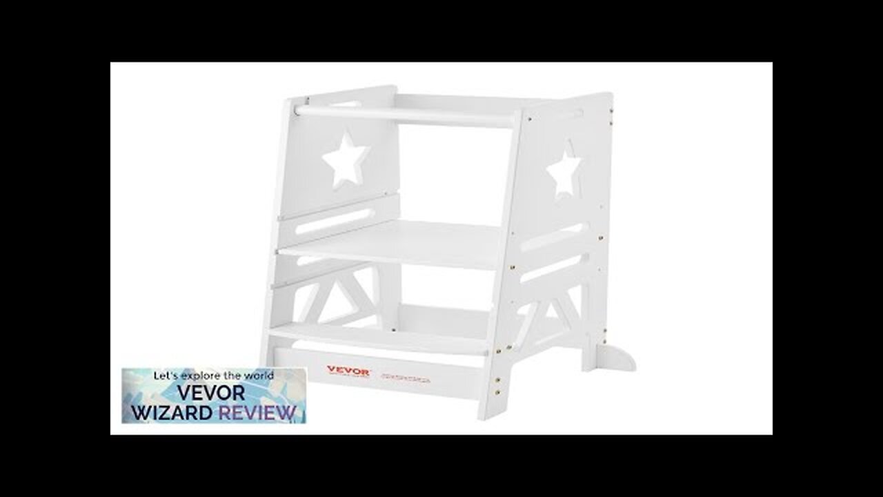 VEVOR Tower Step Stool 3-Level Height Adjustable Toddler Step Stools for Kids Review