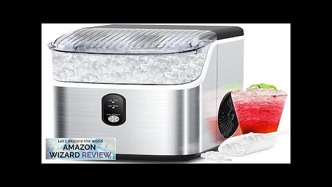 COWSAR Nugget Ice Makers Countertop Soft Chewable Crushed Ice Maker Machine Portable Review