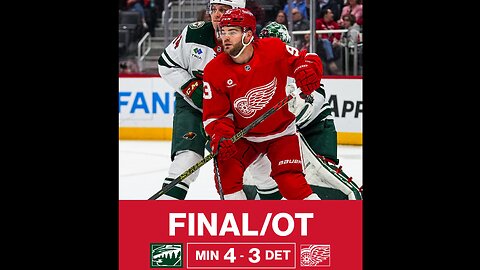 Red Wings Report - goal compilation from OT loss to Wild
