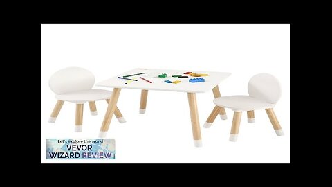 VEVOR Kids Table and 2 Chairs Set Toddler Table and Chair Set Review