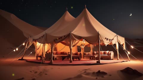 Arabic Meditation Tent Music- Beautiful Desert- Oriental Music for Cozy Night