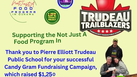 A Heartfelt Thank You to Pierre Elliott Trudeau Public School