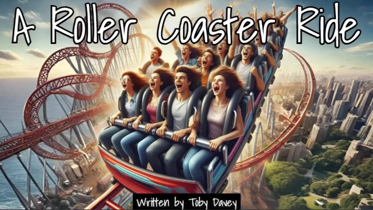 A roller coaster ride