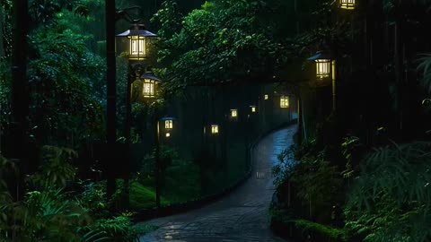 Immerse yourself in the serenity of this enchanting forest pathway 🌿✨